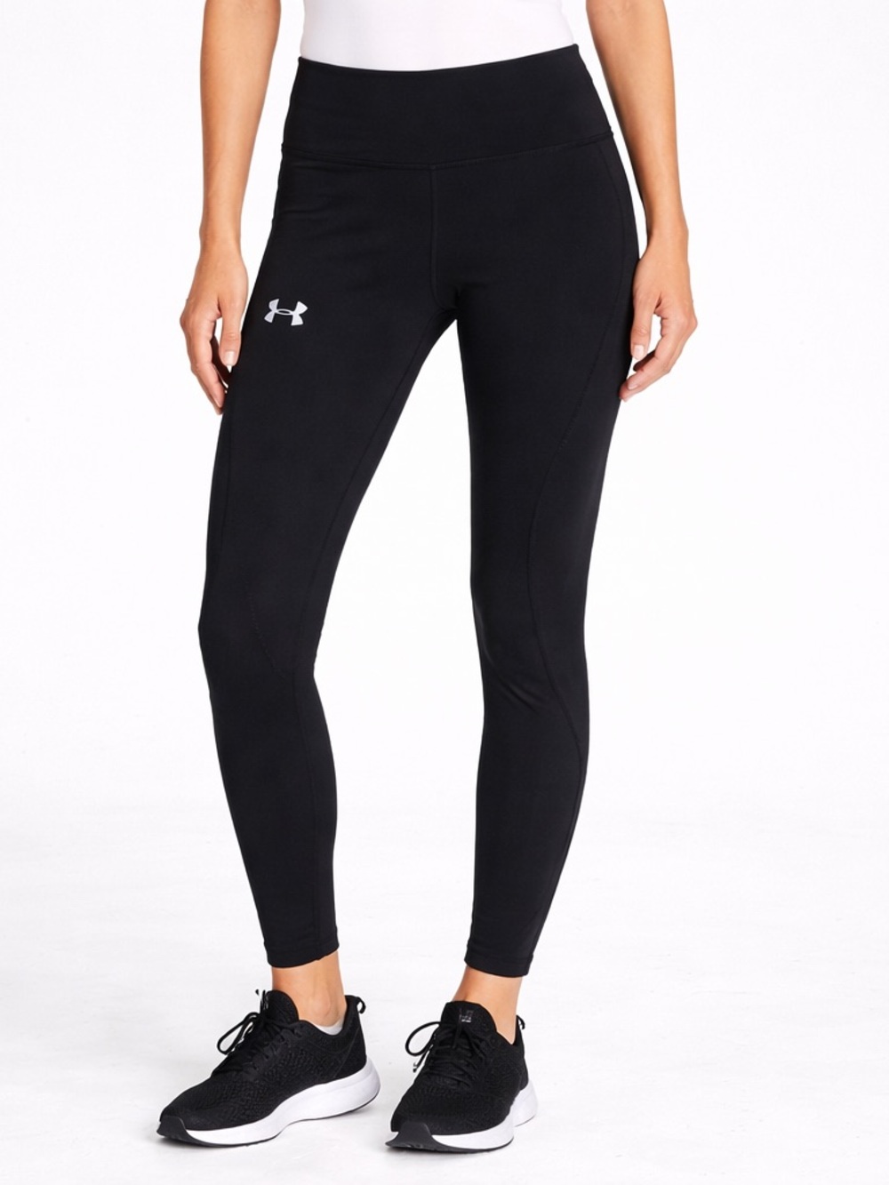 Under Armour Women's Black Performance Leggings with Logo